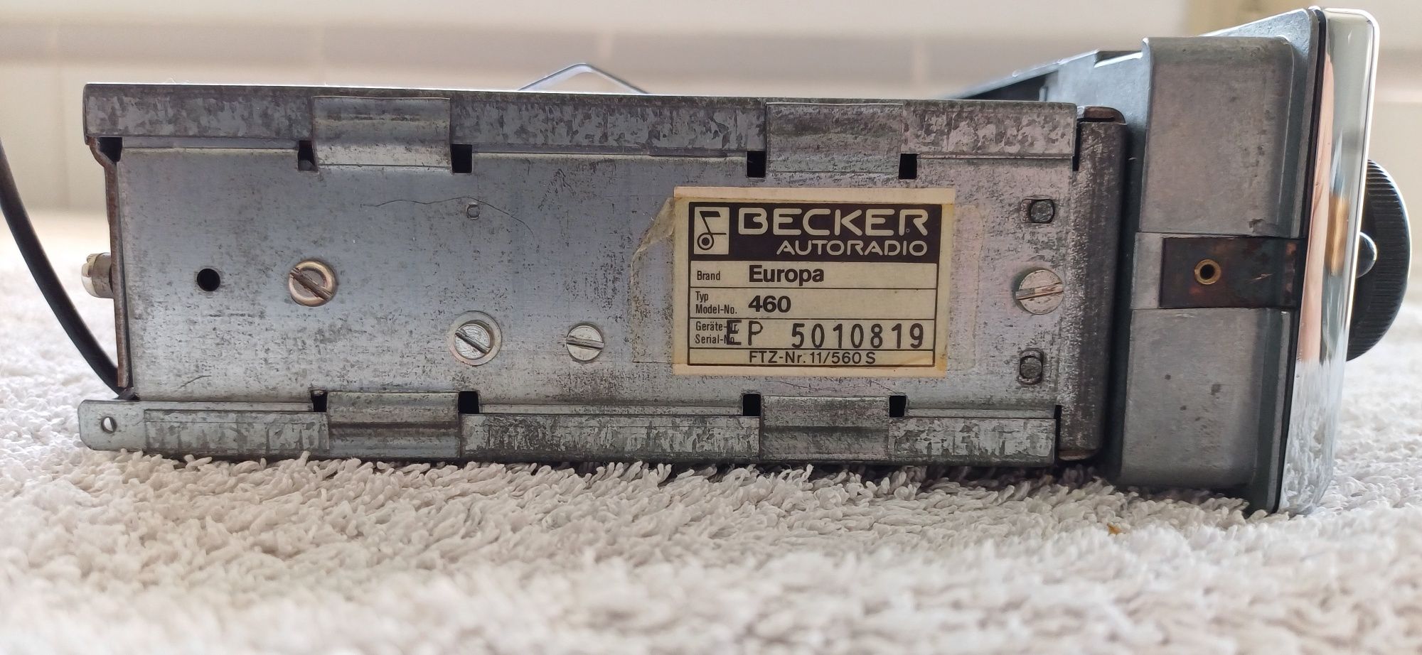 Radio becker europa vintage