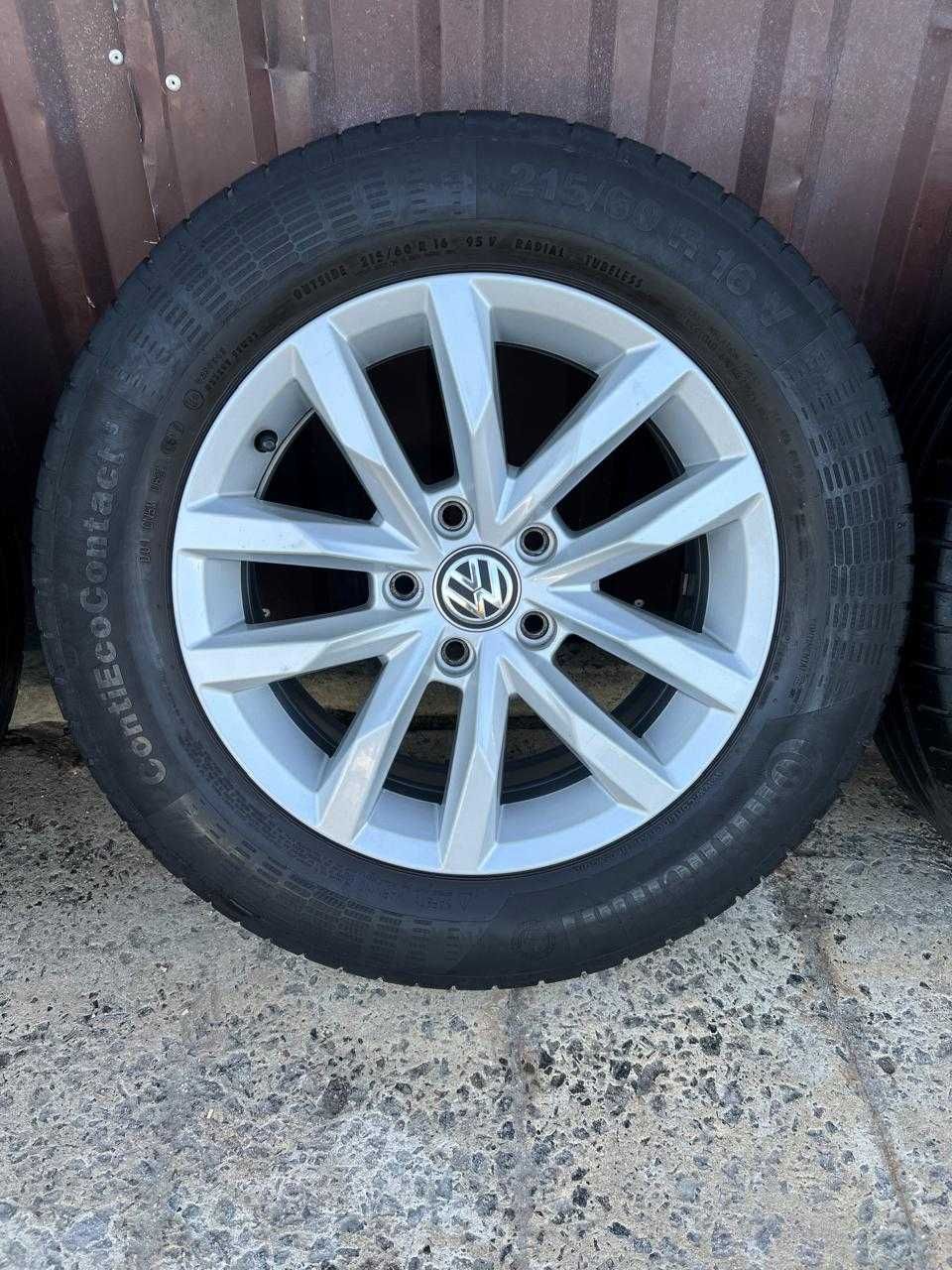 Диски титани R16 VAG Passat b8 b7 b6 Touran Caddy Фольцваген Пассат