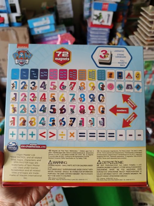 Магнітна абетка щенячий патруль магнітні букви літери на магнітах
