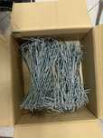 Haki sklepowe na kratę 30 cm – 151 sztuk – używane, metalowe