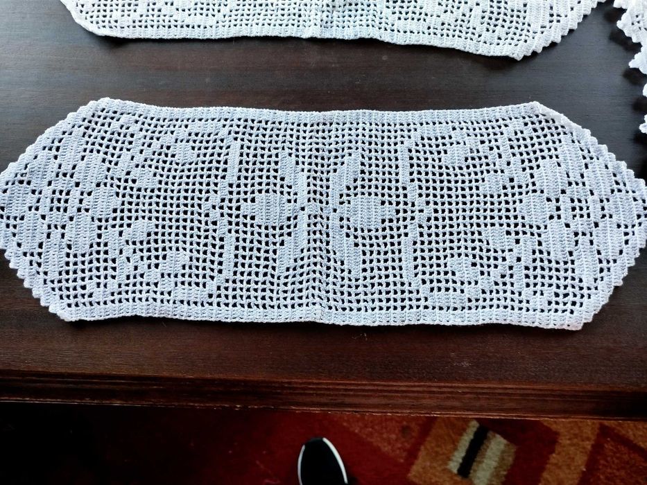 Conjunto de vários panos em crochê