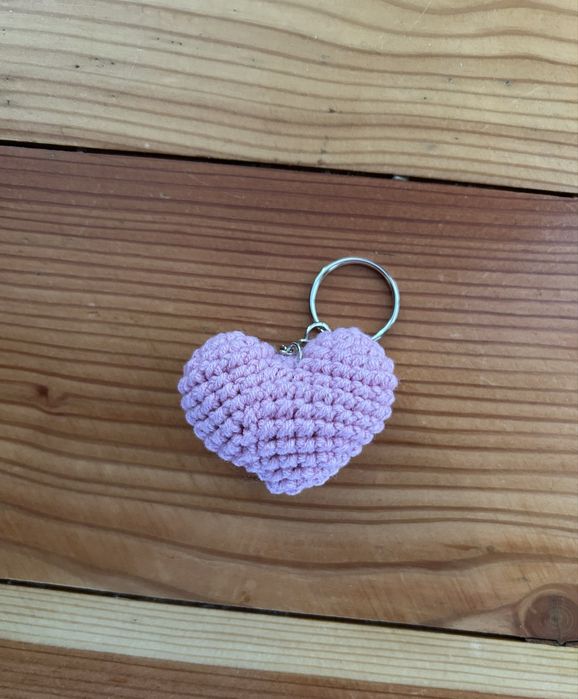 Brelok serce handmade