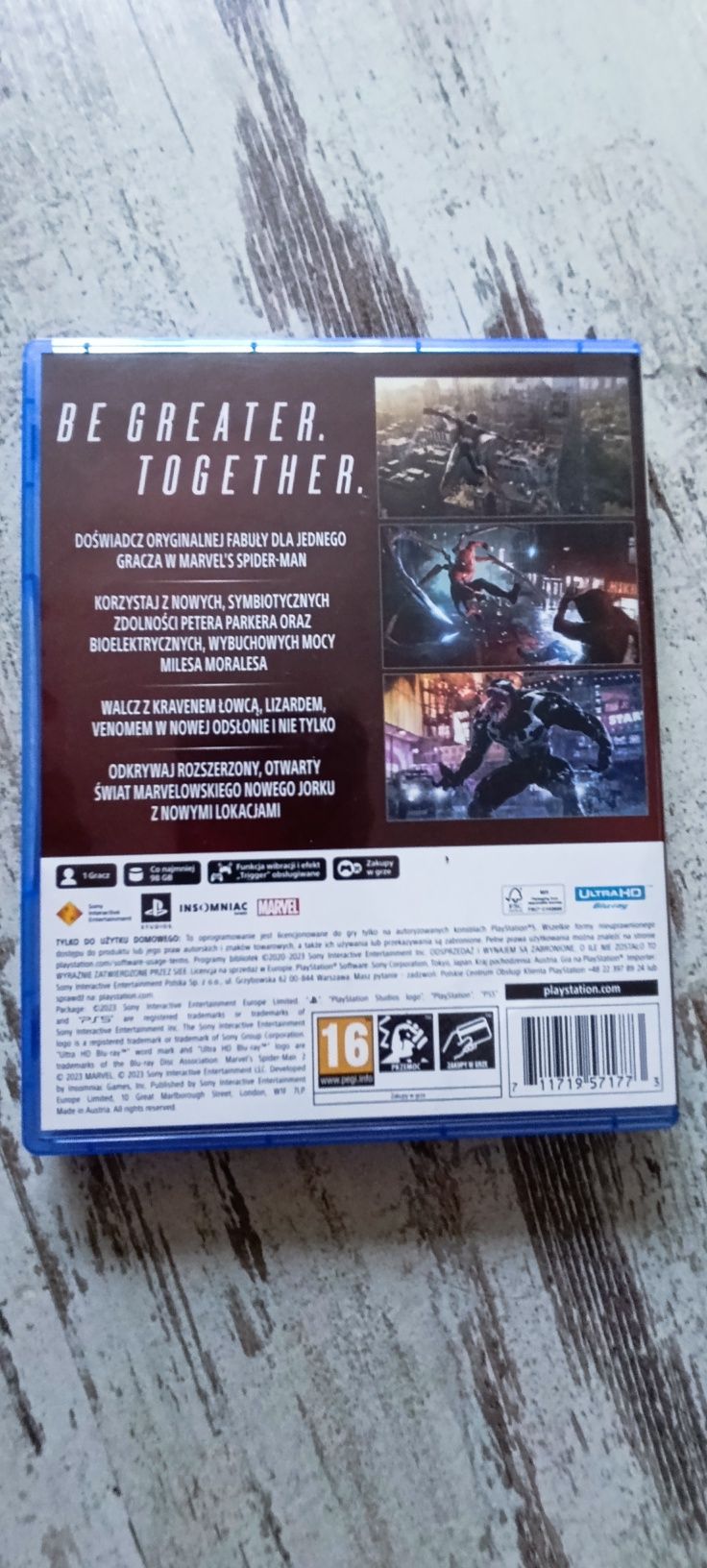 Gra Spiderman 2 ps5