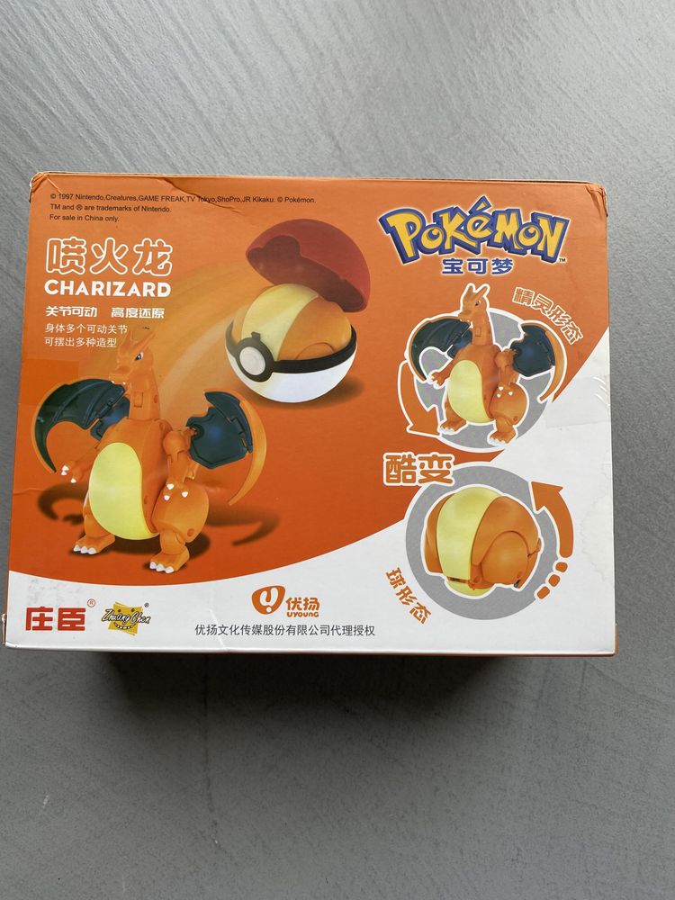 Pokeball Clip Składana figurka Pokemon Charizard