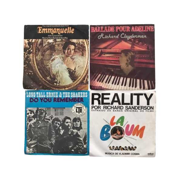 Discos vinil Richard Clayderman banda sonora rock roll anos 70 e 80