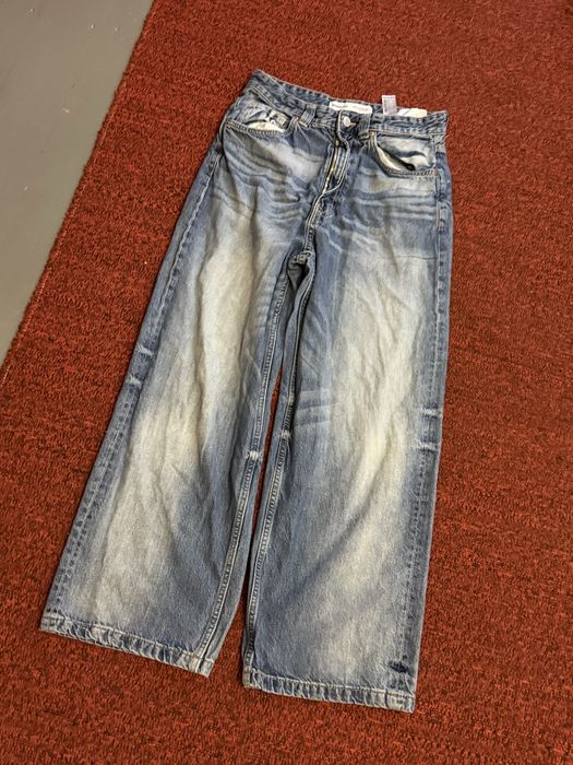 Bershka ultra baggy jeans, широкі джинси bershka