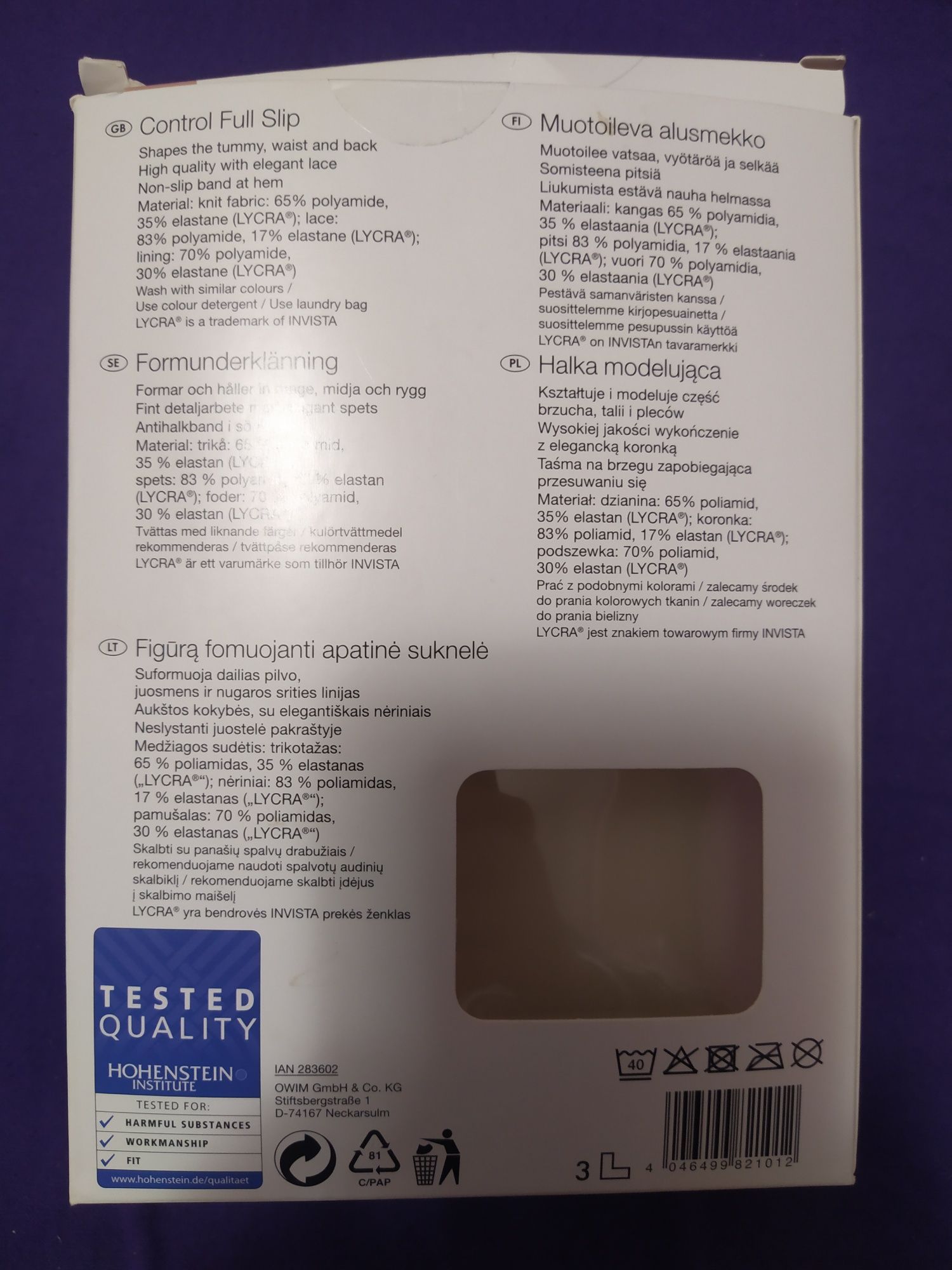 Nowa Bielizna modelująca - halka modelująca Esmara