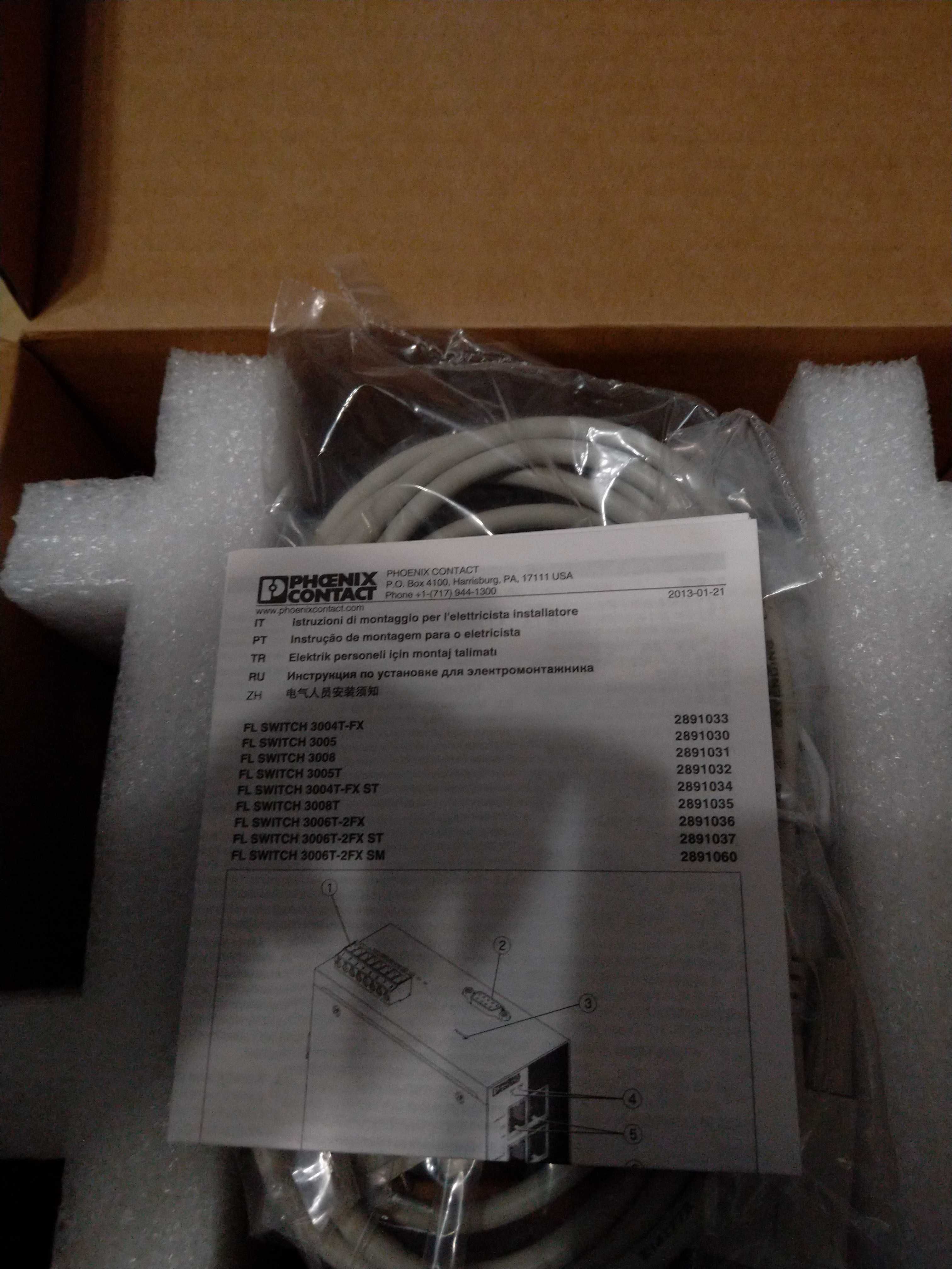 Przemysłowy przełącznik Ethernet - FL SWITCH 3004T-FX