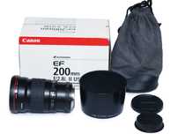 Obiektyw Canon EF 200mm f/2.8 L II USM Komplet Stan Jak Nowy