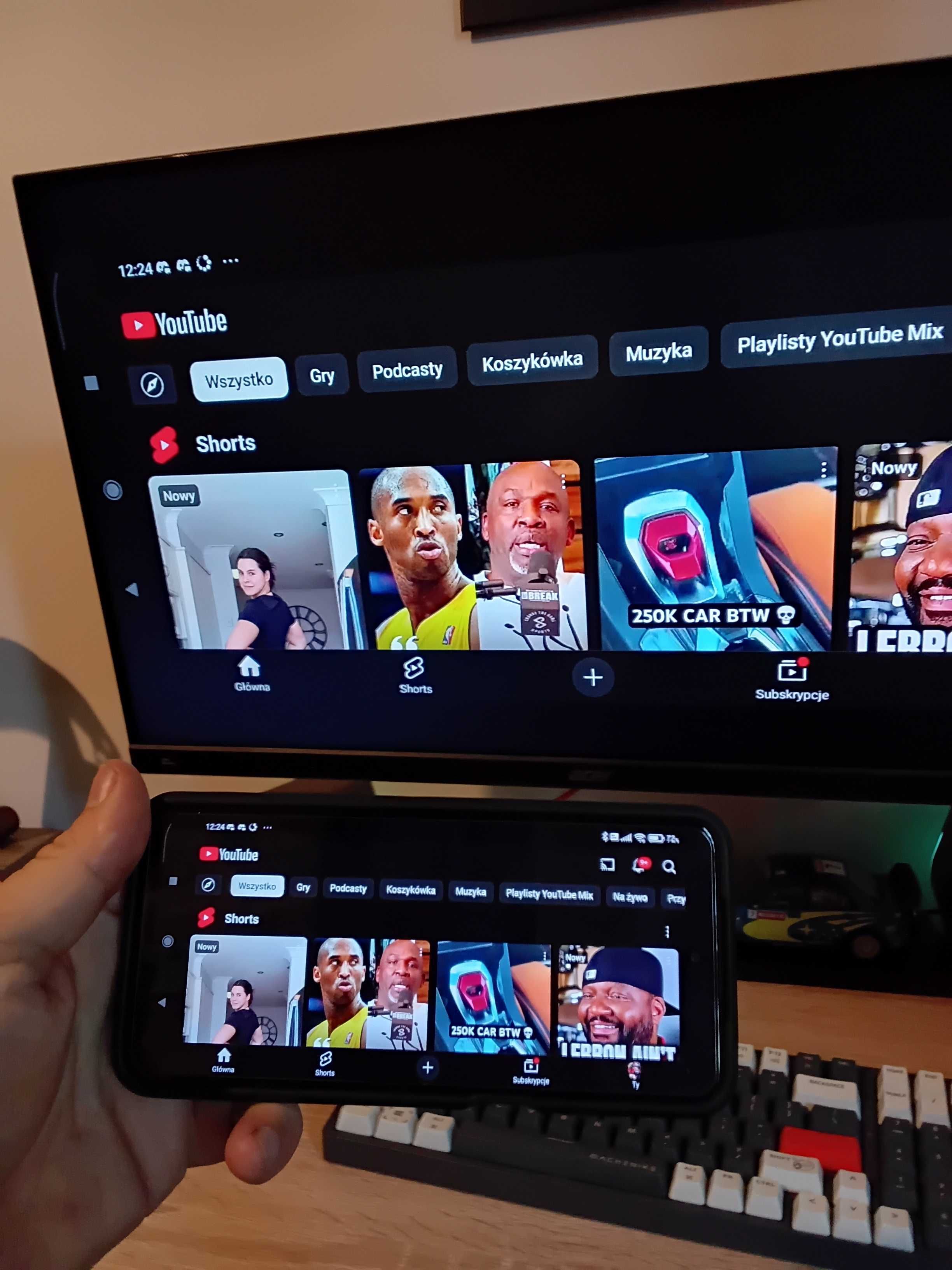 Miracast A2W - przesyłanie obrazu przez WiFi [Chromecast]