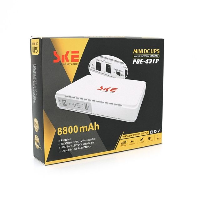 ДБЖ MIni Ups для роутерів/комутаторів/PON/POE-431P SKE POE-431P/L 5/7.