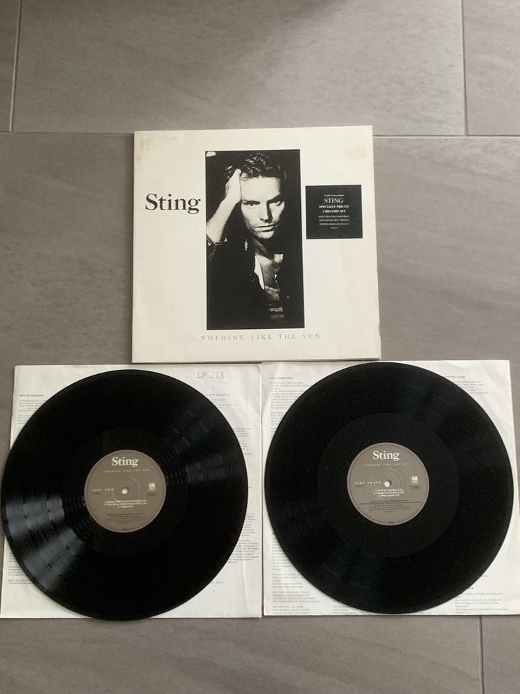 Płyty winylowe zestaw Sting, Phil Collins, The Alan Parsons Project