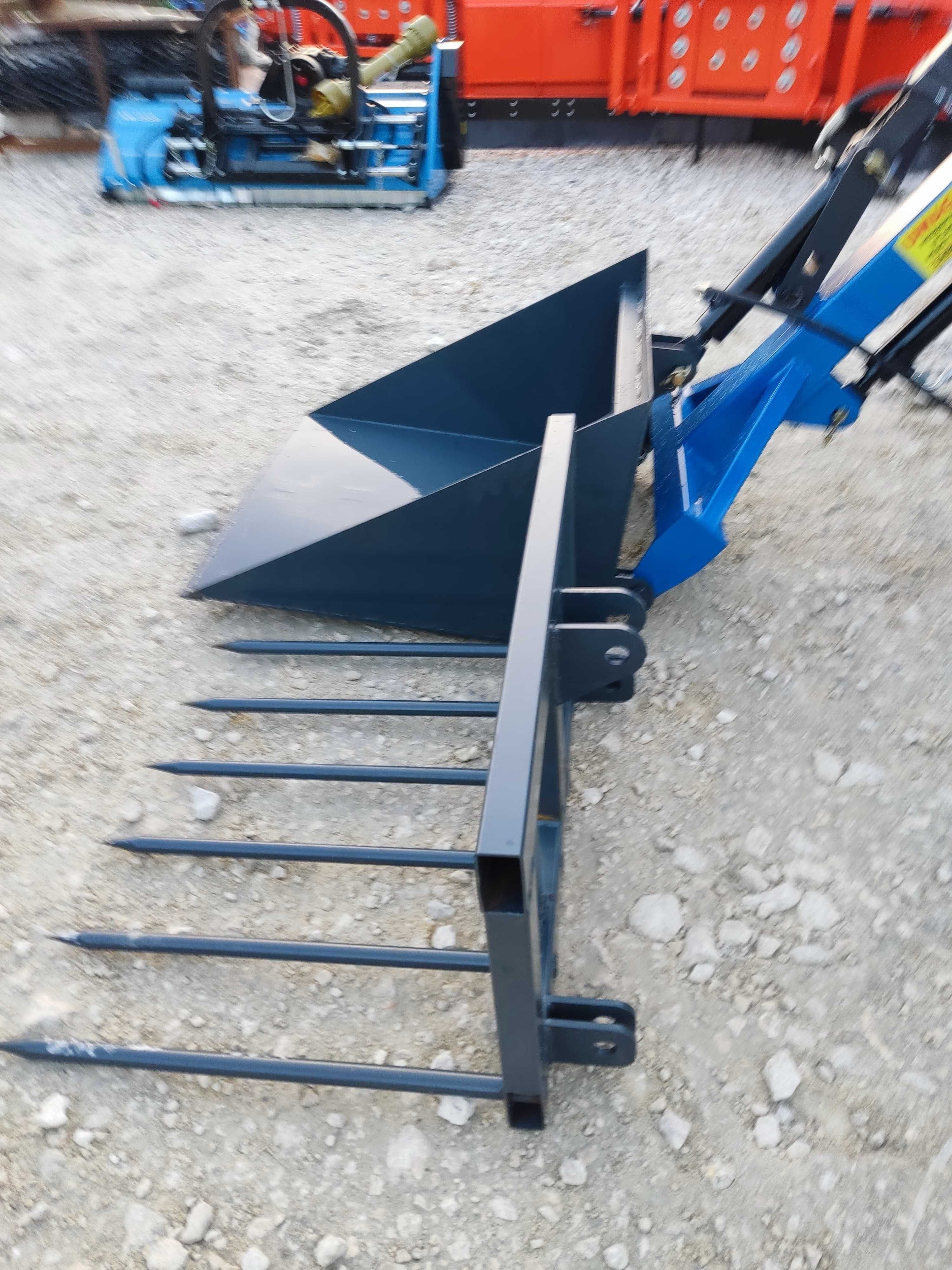 Na tył ciągnika ładowacz tur  do piachu ziemi żwiru hydrauliczna łycha