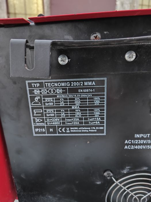 Spawarka, migomat 200/2