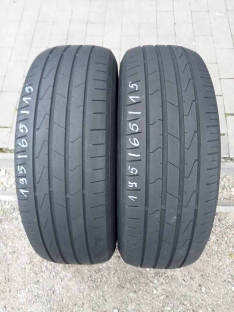 2x Opony Używane Letnie 195/65R15 Hancook