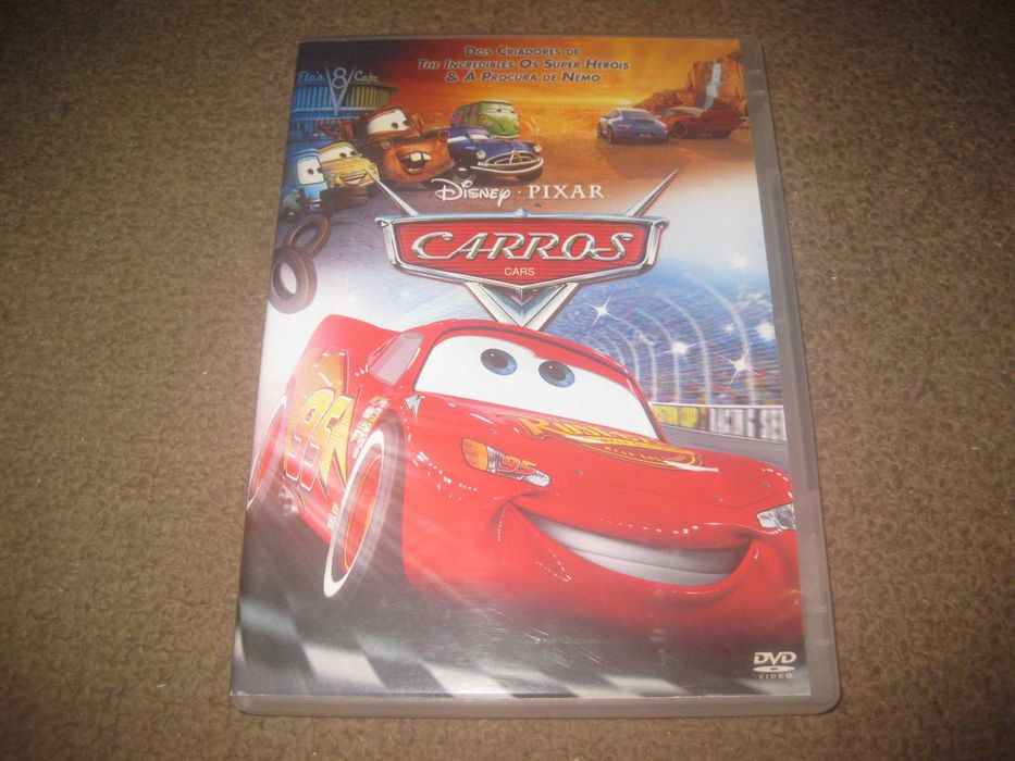DVD "Carros" da Pixar Animation Studios