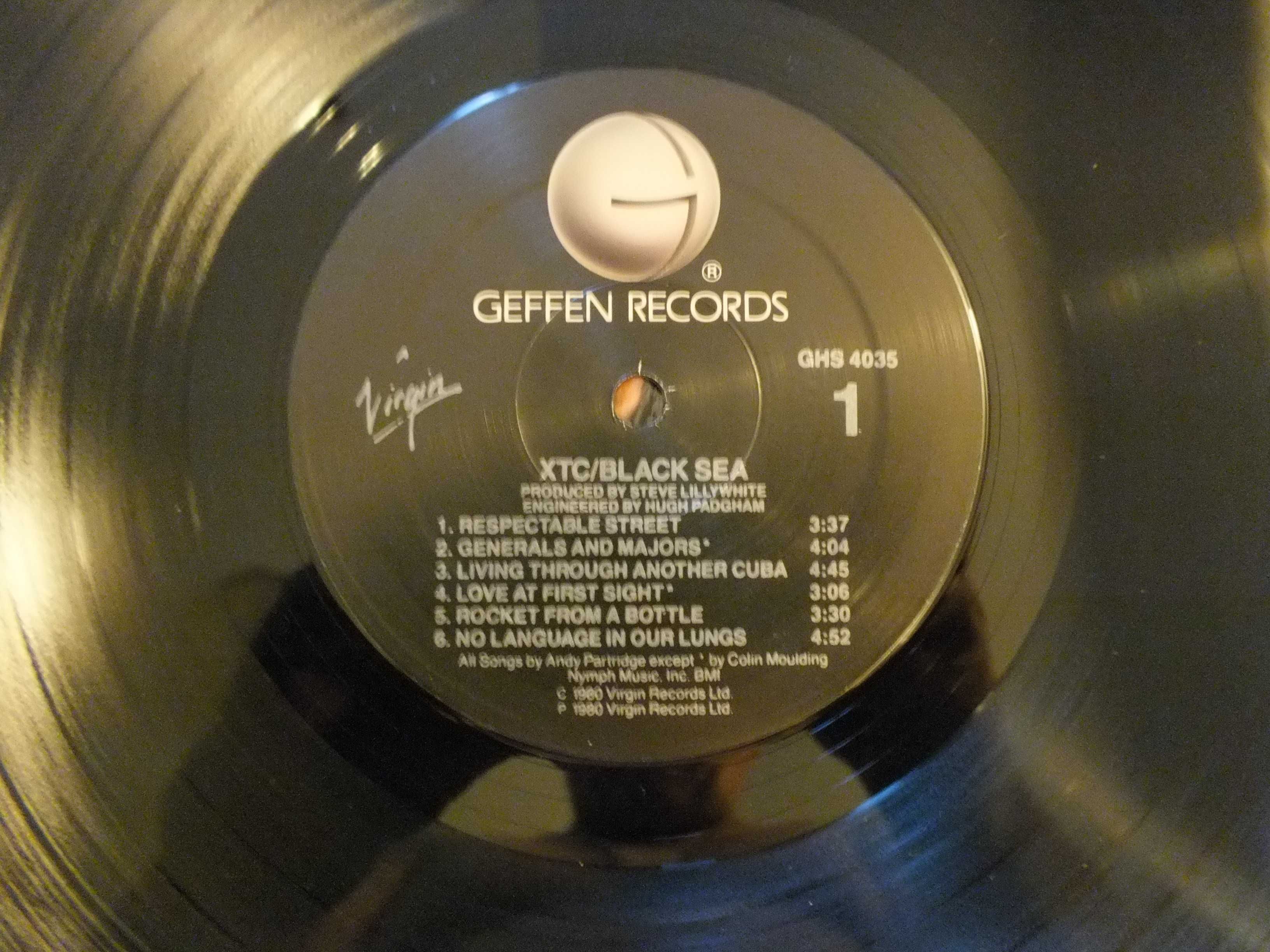 XTC – Black Sea- winyl Geffen Records – Virgin USA 1980  Near mint !