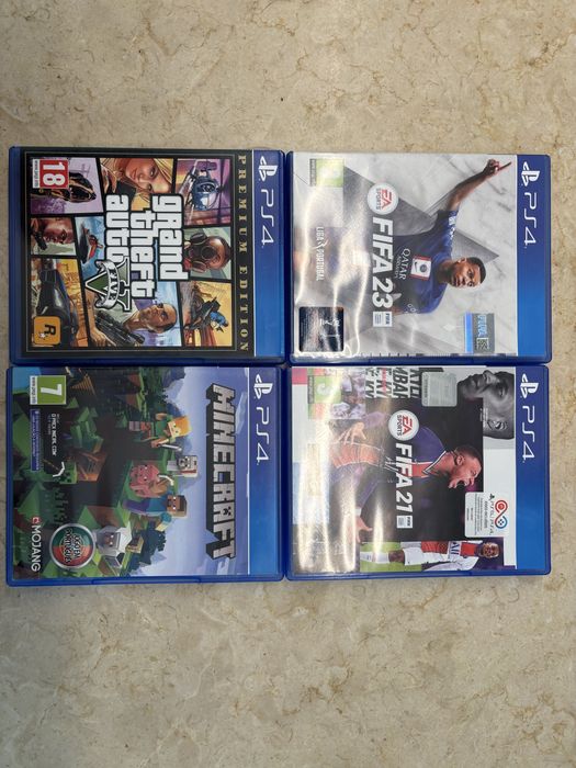 PS4 playstation 4 6 comandos e 4 jogos