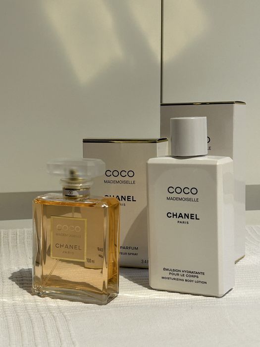 Coco chanel mademoiselle oryginalne perfumy 100ml i balsam 200ml