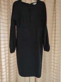 Elegancka, czarna sukienka ołówkowa Hexeline 44