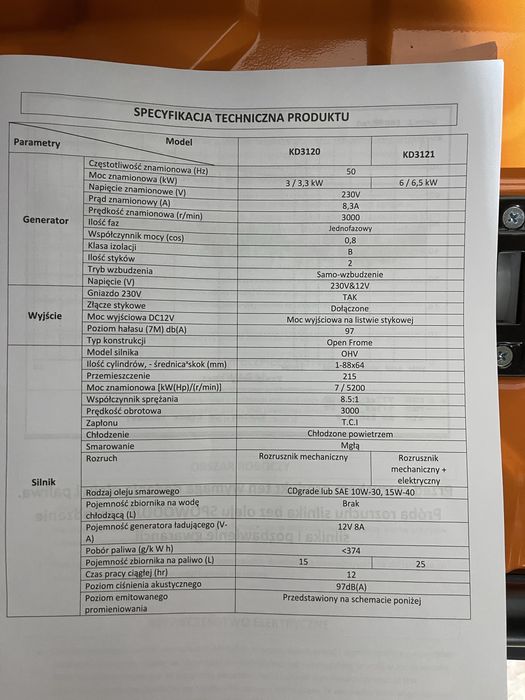 Sprzedam Agregat prądotwórczy