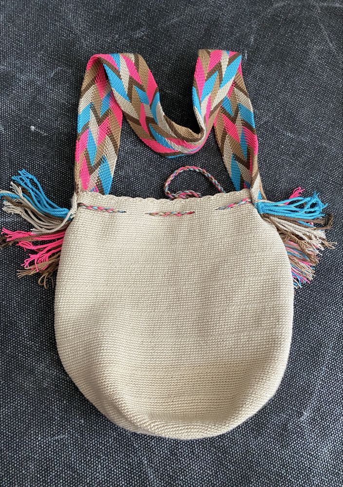 Wayuu kolumbijska ręcznie tkana torba