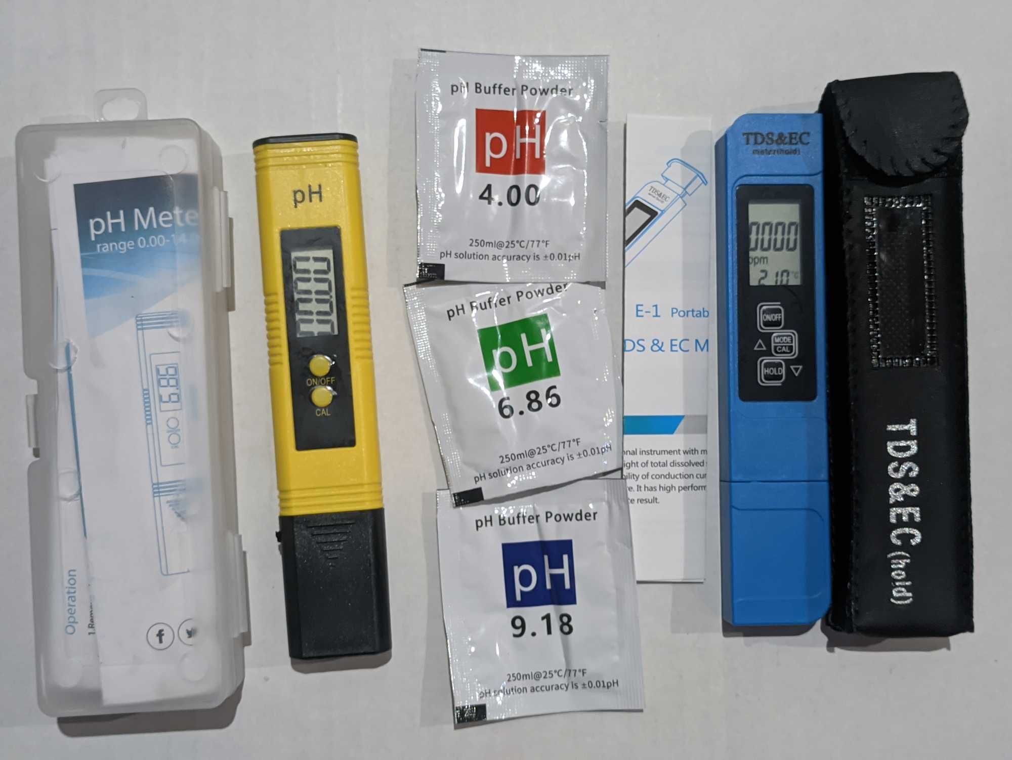 TDS &EC+PH-метр води,солемір,тестер,калібровка+батарейки безкошт.дост