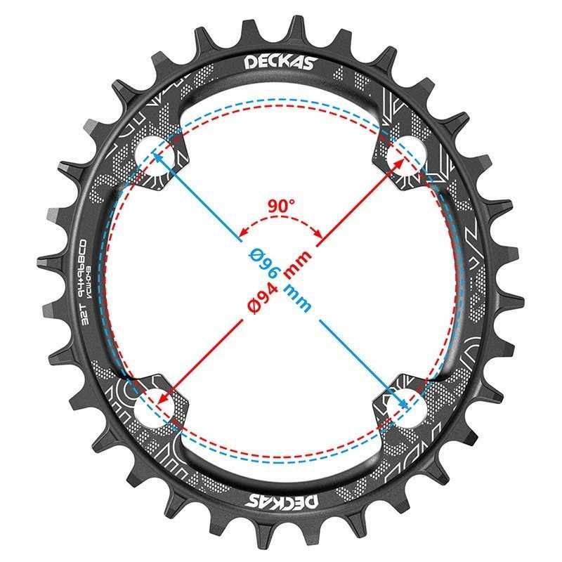 Zębatka ovalna 94 + 96 BCD SHIMANO M2000 M3000 M4000 M612 Sram NX GX