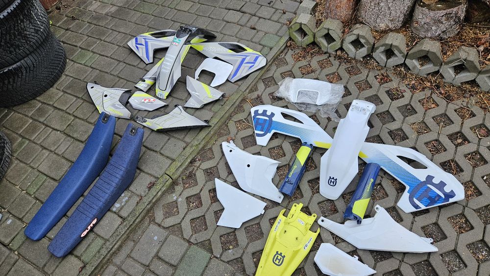 Plastiki owiewki husqvarna tbi siedzenie poszycie