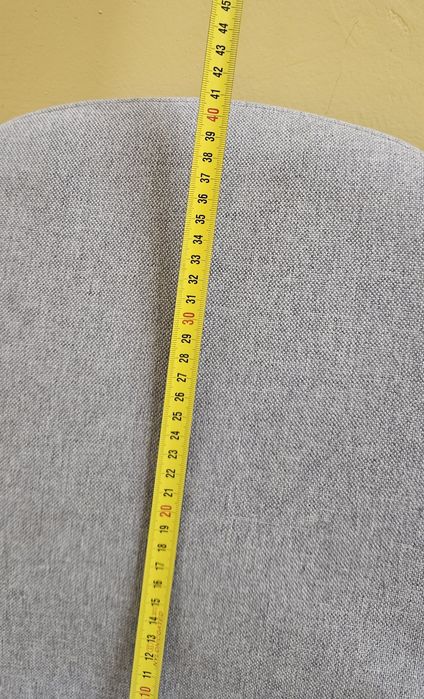 Krzesla tapicerowane szare 3 szt