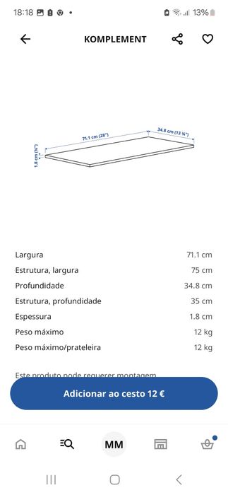Roupeiro Ikea Pax 75x35x236