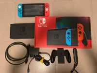 Nintendo switch v2 32GB Mario Kart Deluxe!, x4 razy uzyciu,fvat zakupu