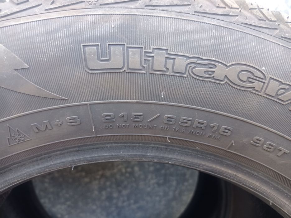 Покришки Goodyear ultra ice+ 215/65/r16 98t