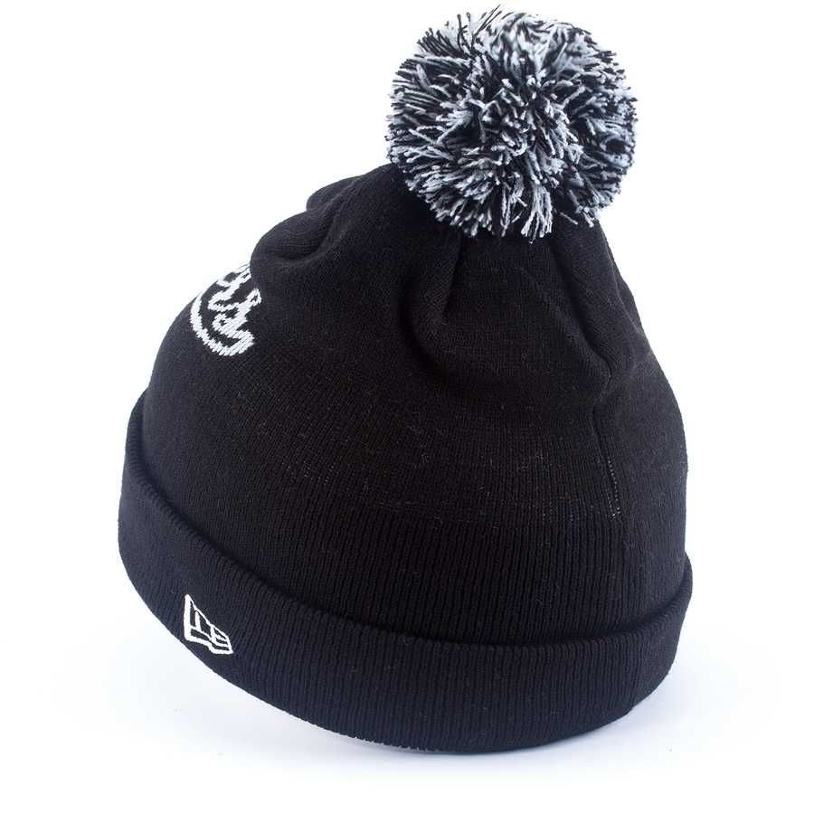 Шапка Oakland Raiders Bobble Script Knit