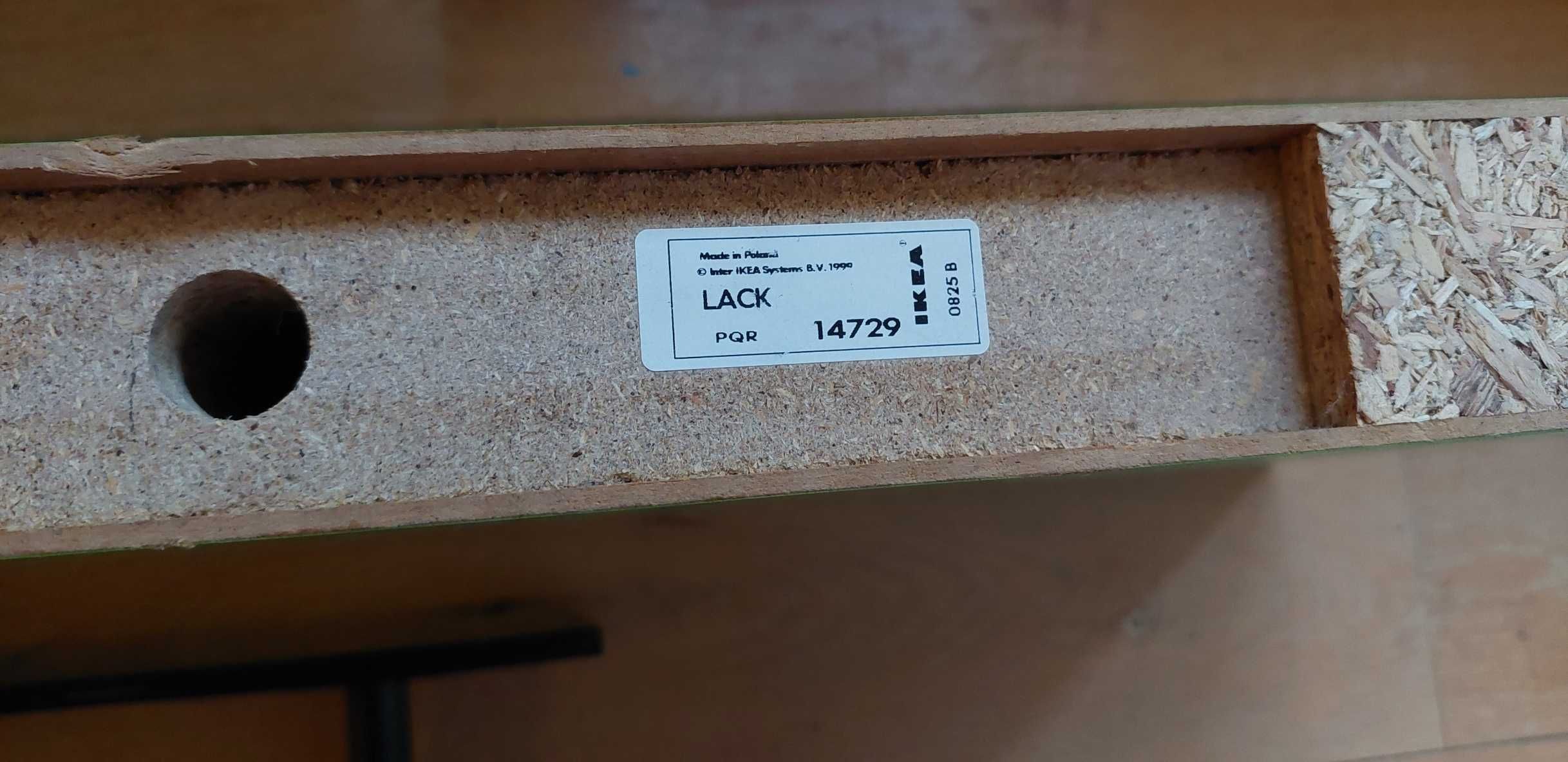 Zielona półka ścienna Lack, od Ikea
