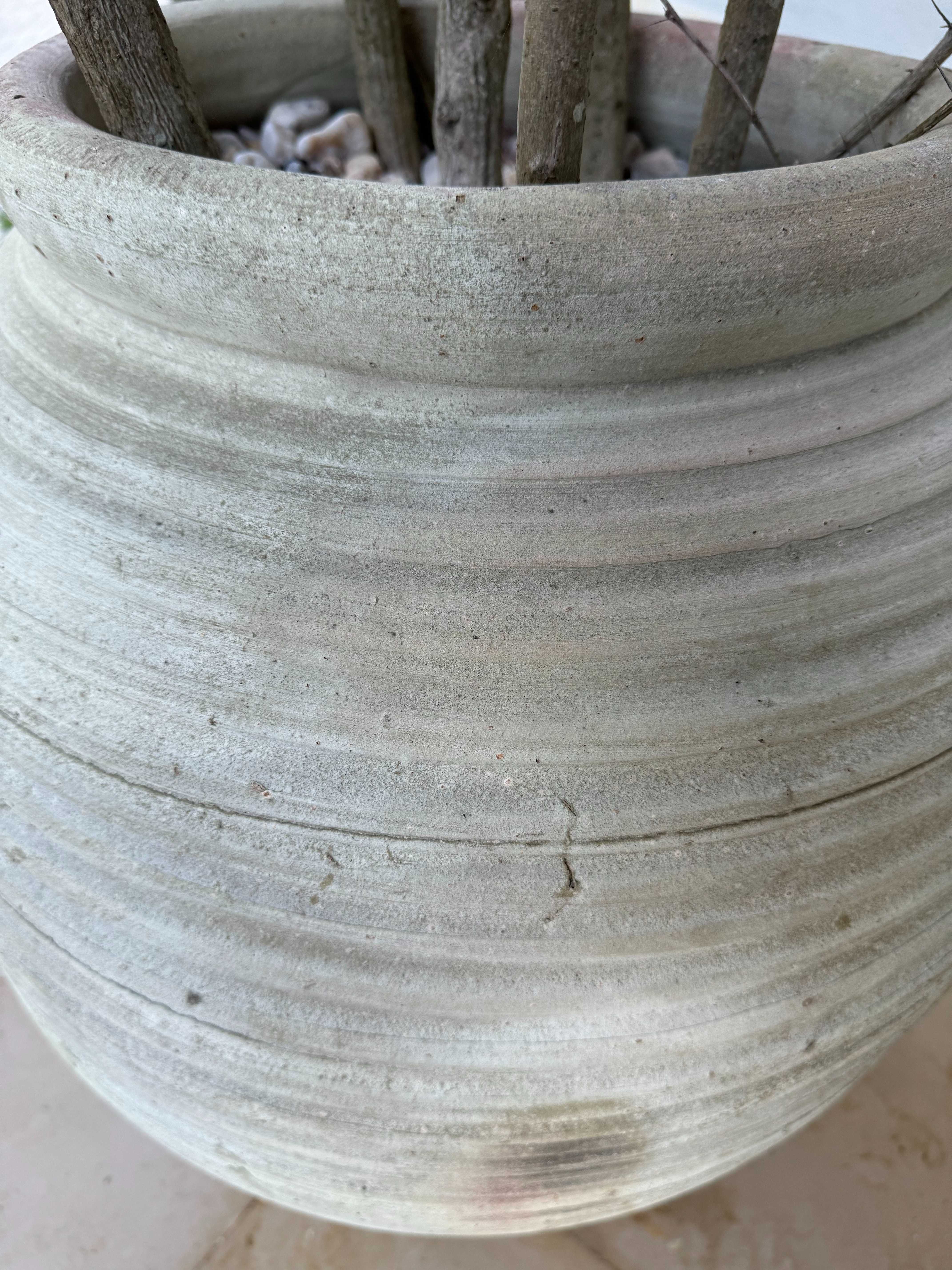 Vaso de Flores de Cimento Diametro 65 cm para Exterior Perfeito Estado
