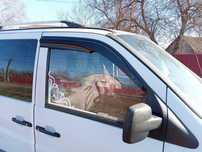 Mercedes Vito W638 1996-2003 років. Вітровики (2 шт., Sunplex Sport)