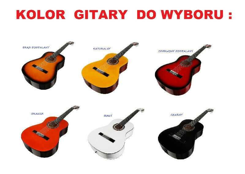 Gitara Klasyczna - szkolna + PAKIET dodatków - Warszawa Sklep!