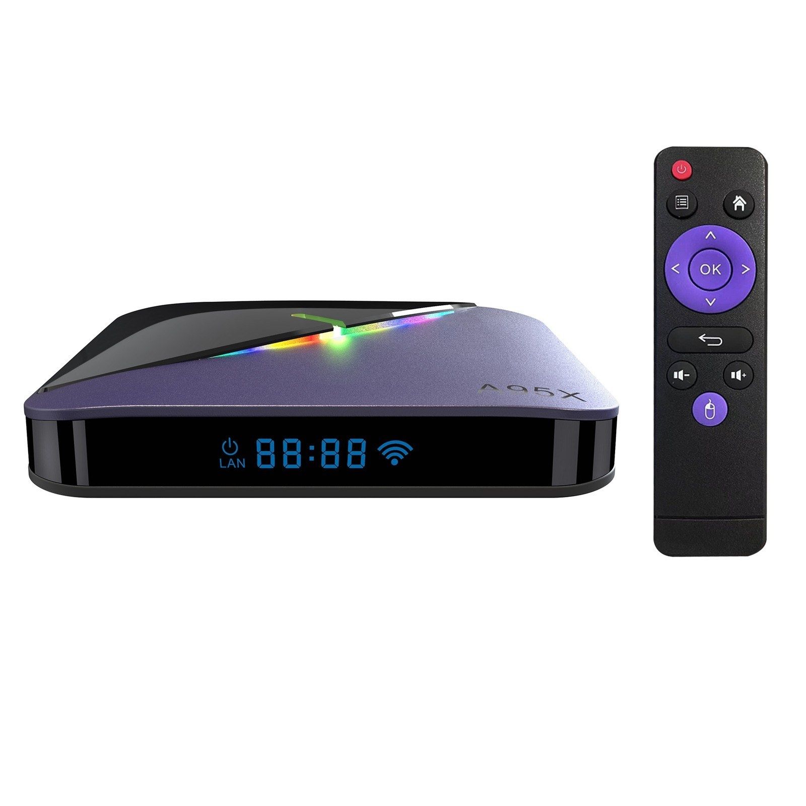 NOVIDADE TVbox com o novo android 11/4 GB/32GB nova com RGB light