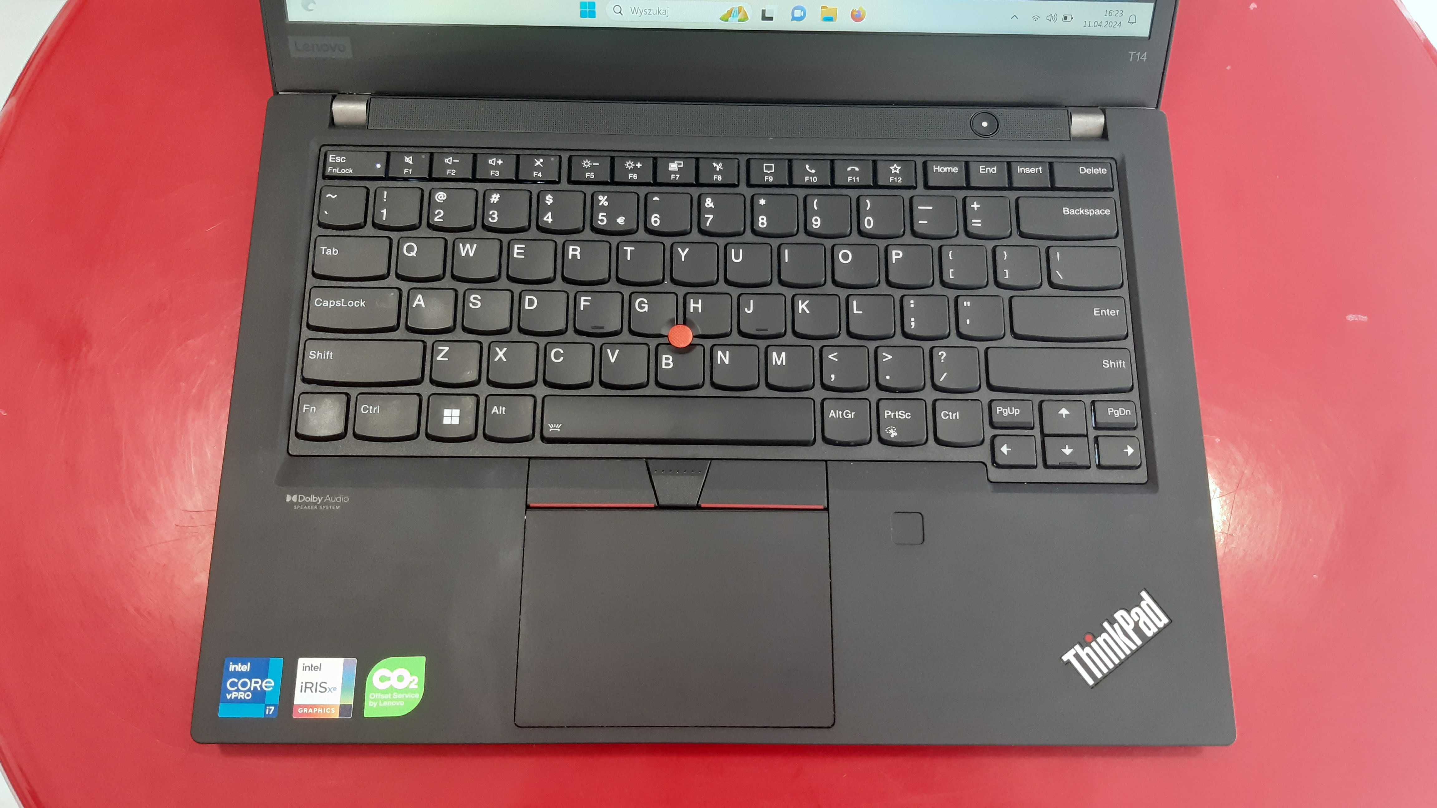 Jak Nowy Laptop Lenovo ThinkPad T14 G2 i7-1118G7/24GB/512SSD Iris XE