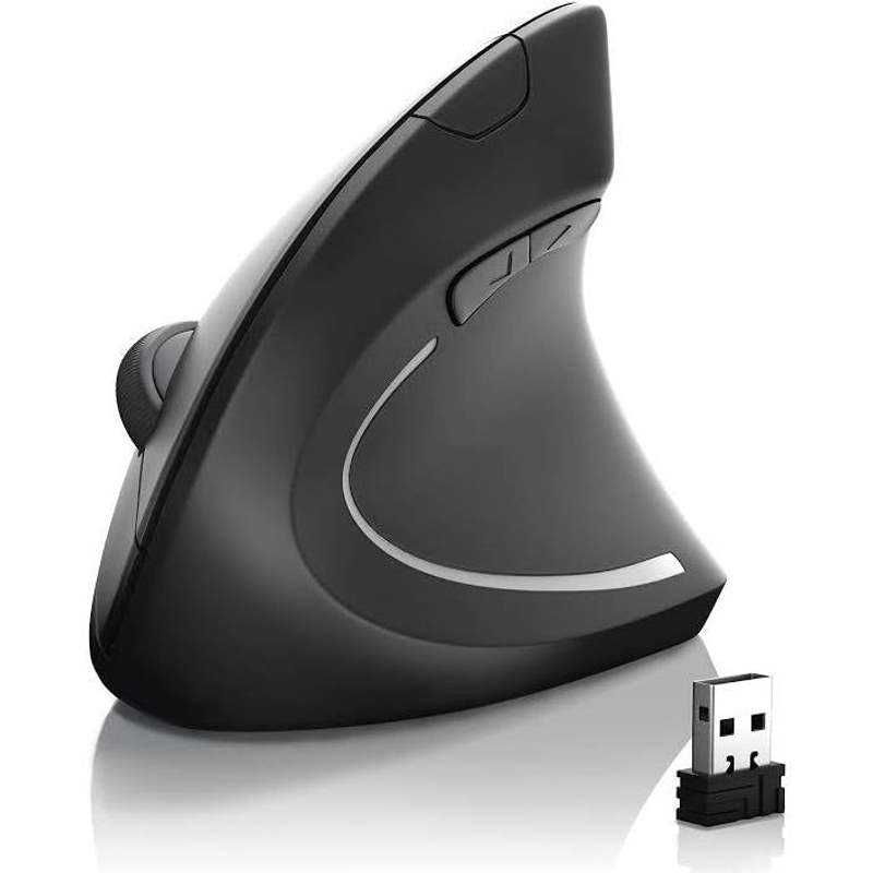 Rato vertical sem fios  para gamers e escritorios