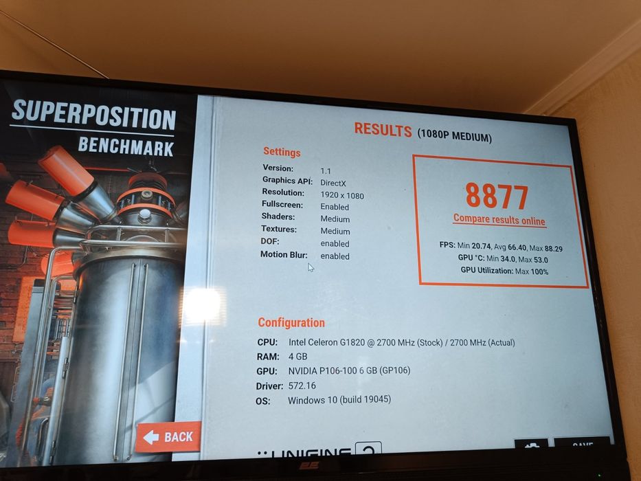 Відеокарта аналог GTX1060 6GB (P106-100)