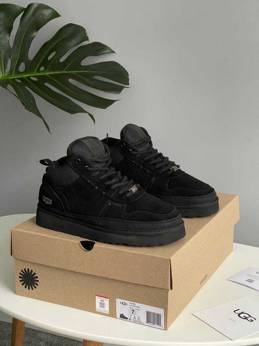Уггі UGG Highland Hi Heritage Black ботікни чорні