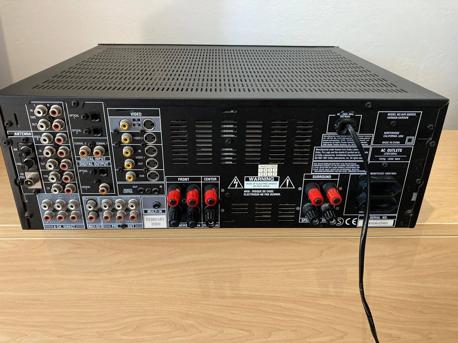 Amplituner harman/kardon AVR 500 RDS