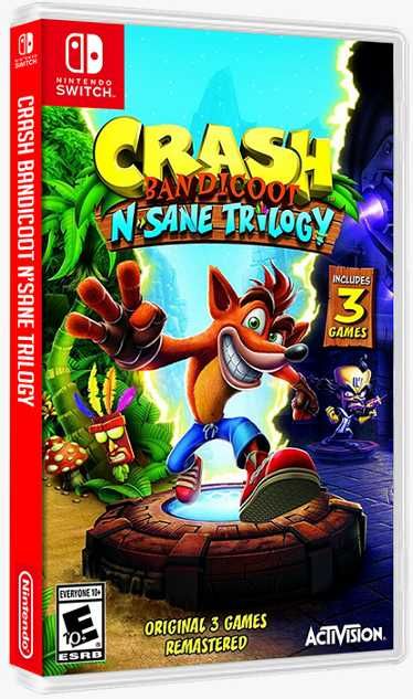 Crash Bandicoot N Sane Trilogy Nintendo SWITCH + Lite + Oled