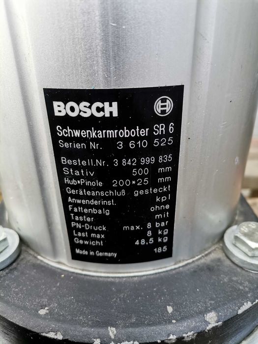 Ramię robotyczne Bosch Turbo Scara SR 6