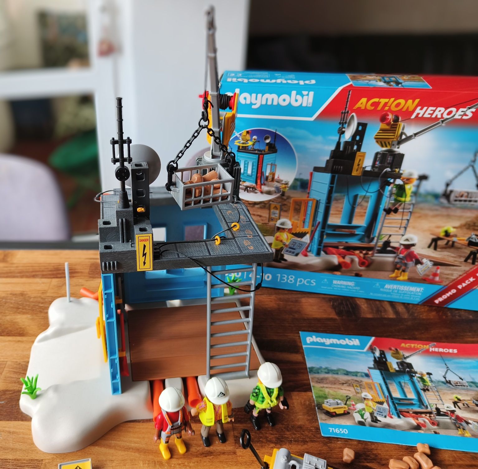 Playmobil action heroes 71650Plac budowy