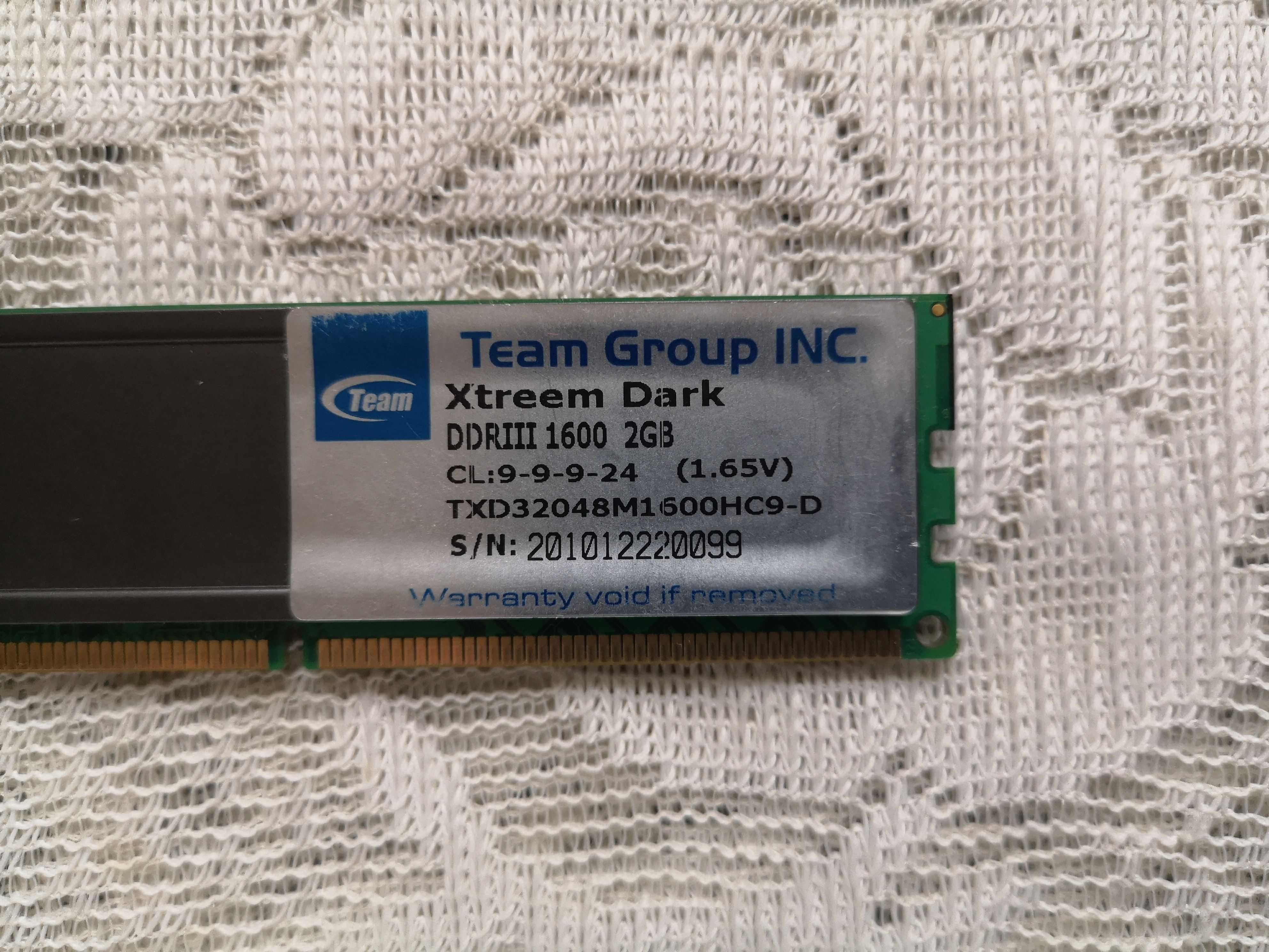 Оперативна пам'ять   DDR3  Team 1600 MHz 8 Gb 4x2Gb