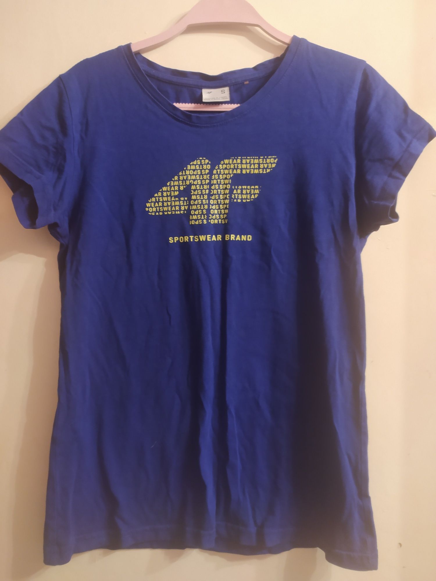 Koszulka T-shirt, 4F, rozm. S, granatowa