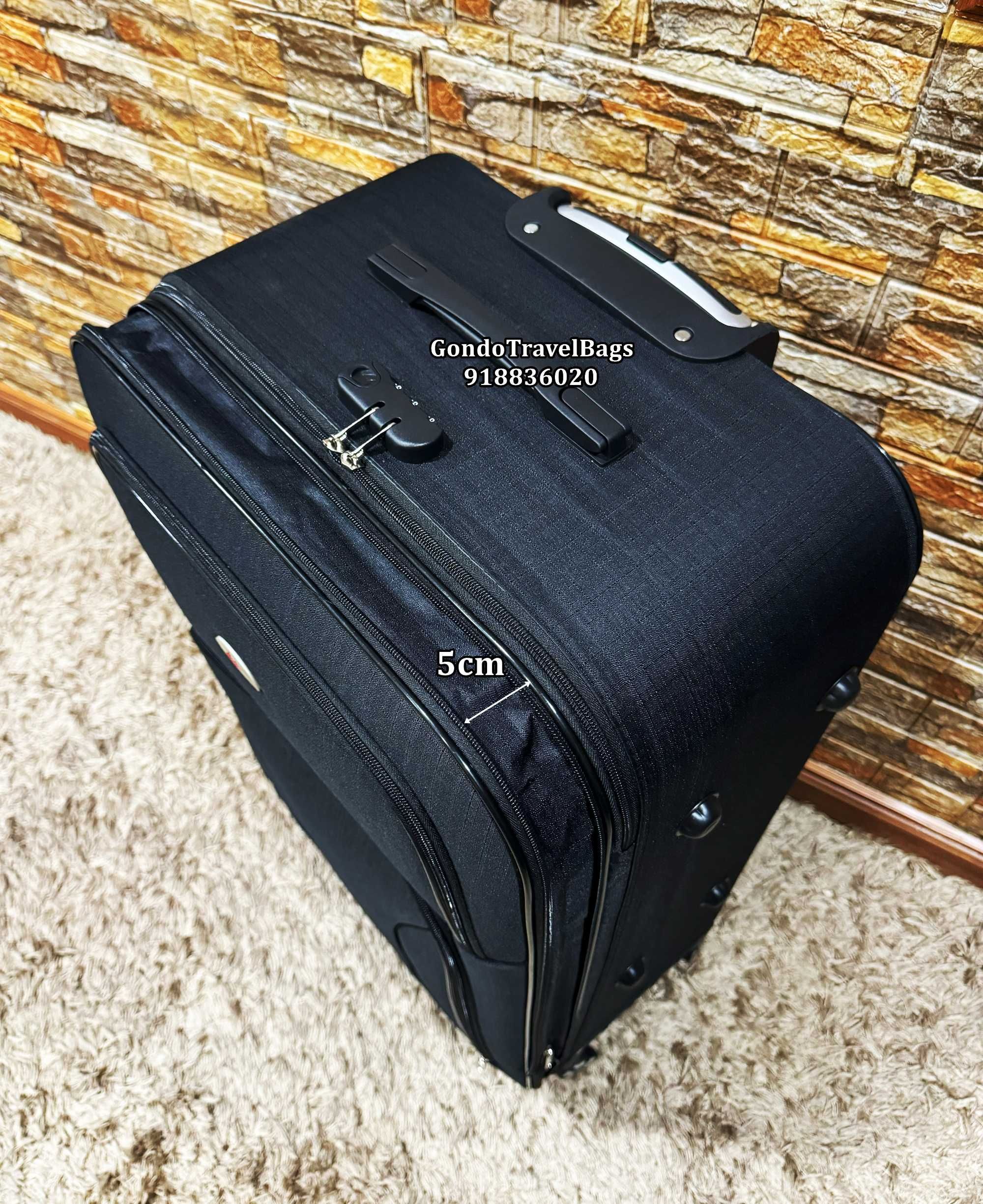 Mala Porão Extra Grande 36Kg Poliéster/Tecido - NOVAS - Trolley Viagem